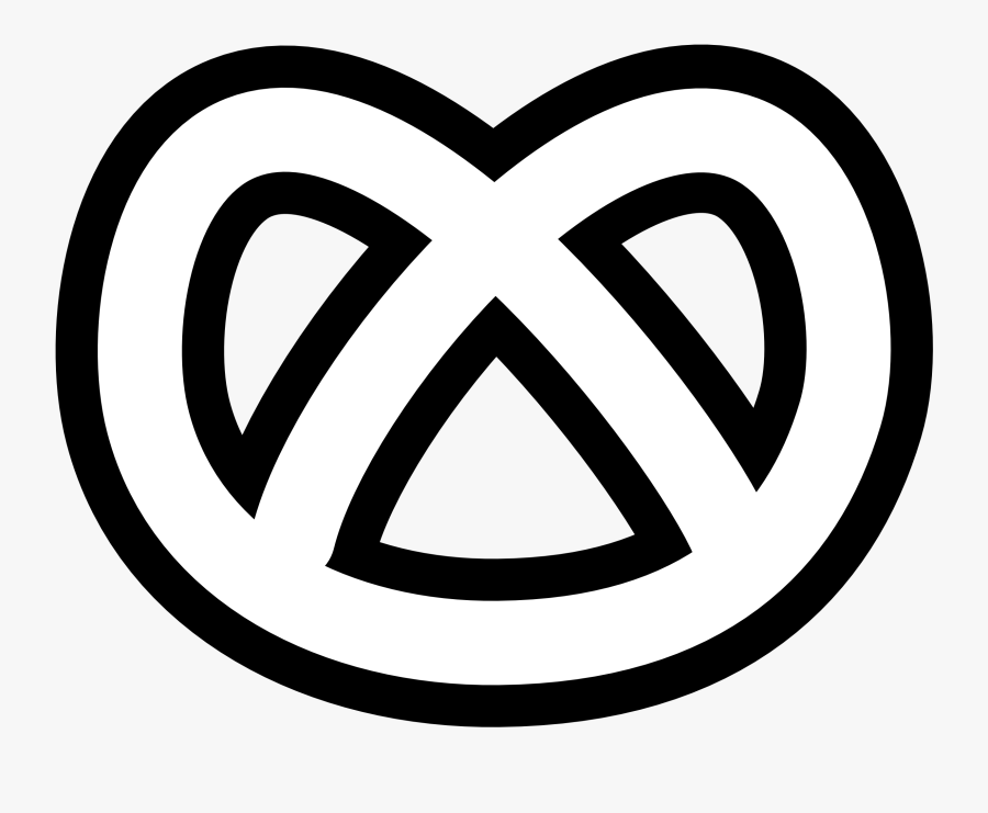 Pretzels Clipart Black And Wh - Pretzels Symbol, Transparent Clipart