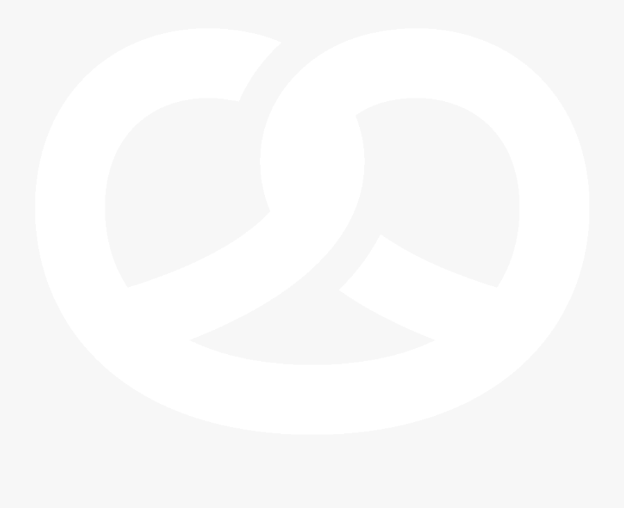 Pretzel Clipart Black And White Icon Pretzel - Crescent, Transparent Clipart