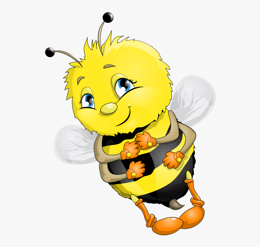 Transparent Dessin Clipart - Lovely Cartoon Bee Set Vectors 17, Transparent Clipart