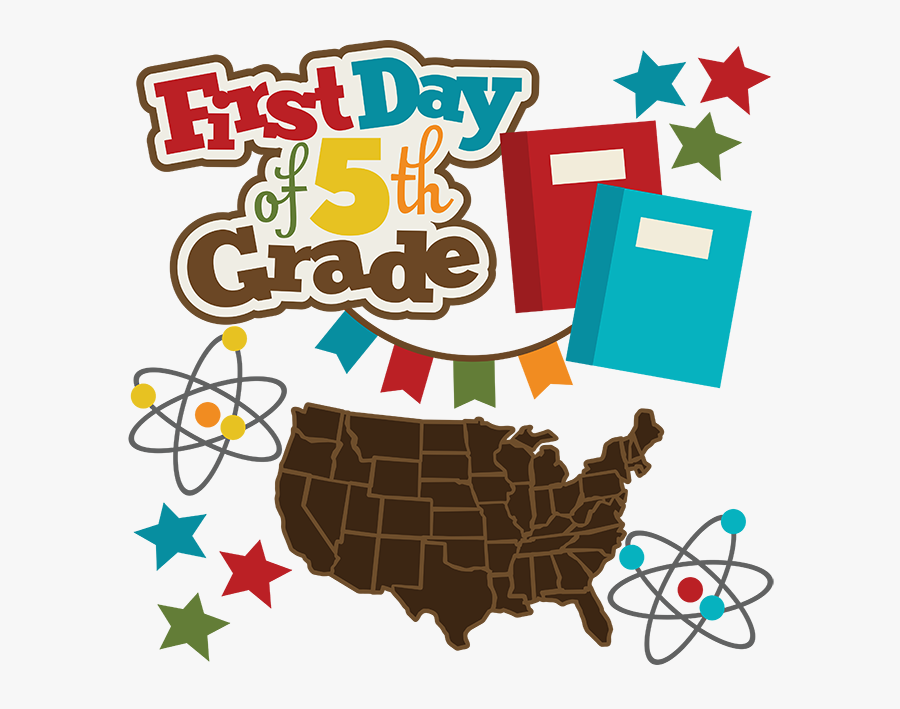 Fifth Grade Svg 5th Grade Rocks Back To School Clipart - First Day Of 5th Grade Clipart, Transparent Clipart
