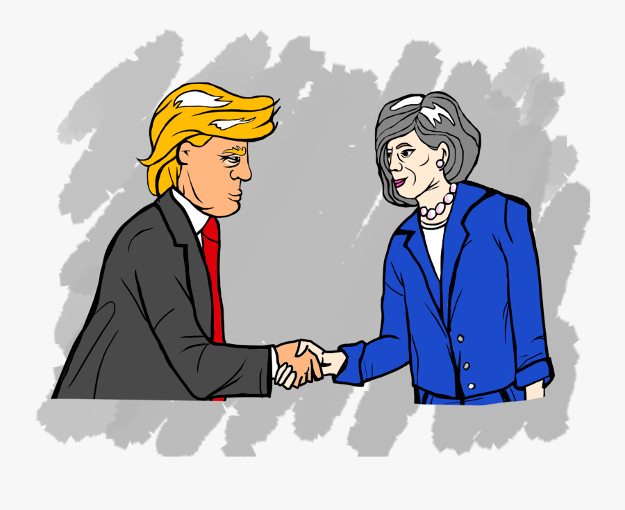 Illustration By Lizzy Choi - Handshake, Transparent Clipart