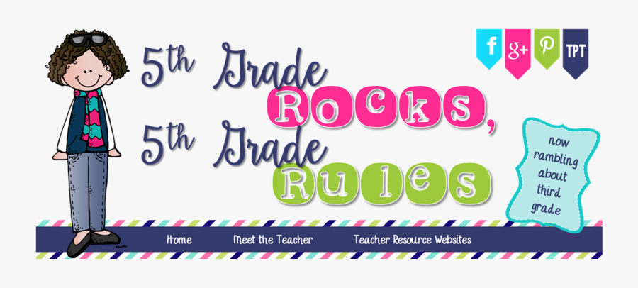 5th Grade Rocks, 5th Grade Rules - 5th Grade Rules, Transparent Clipart