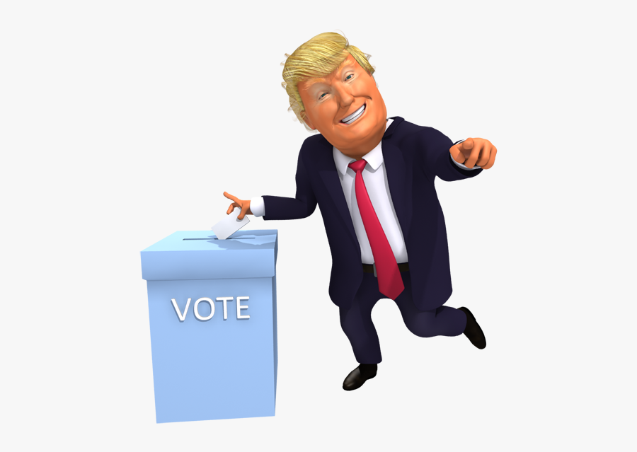 Go Vote D Caricature, Transparent Clipart