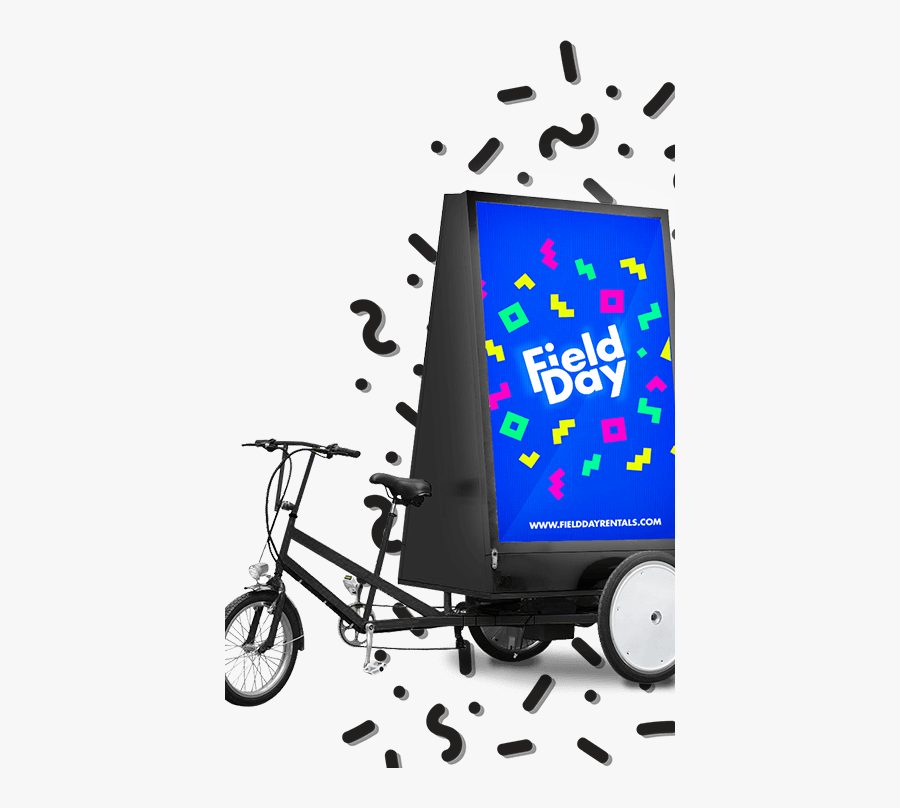 Field Day Ad Bikes, Transparent Clipart