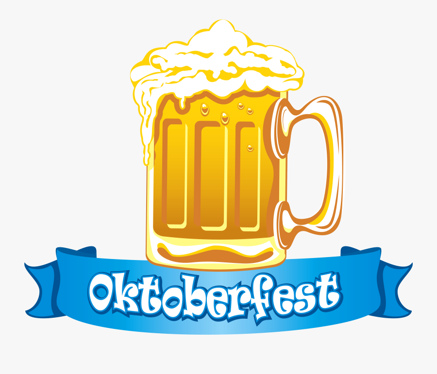 Oktoberfest Banner With Beer Png Clipart Image - Clipart Oktoberfest Png, Transparent Clipart