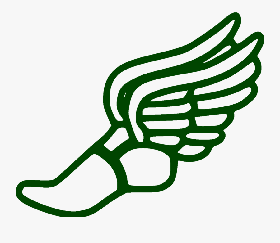 Track And Field Winged Foot, Transparent Clipart