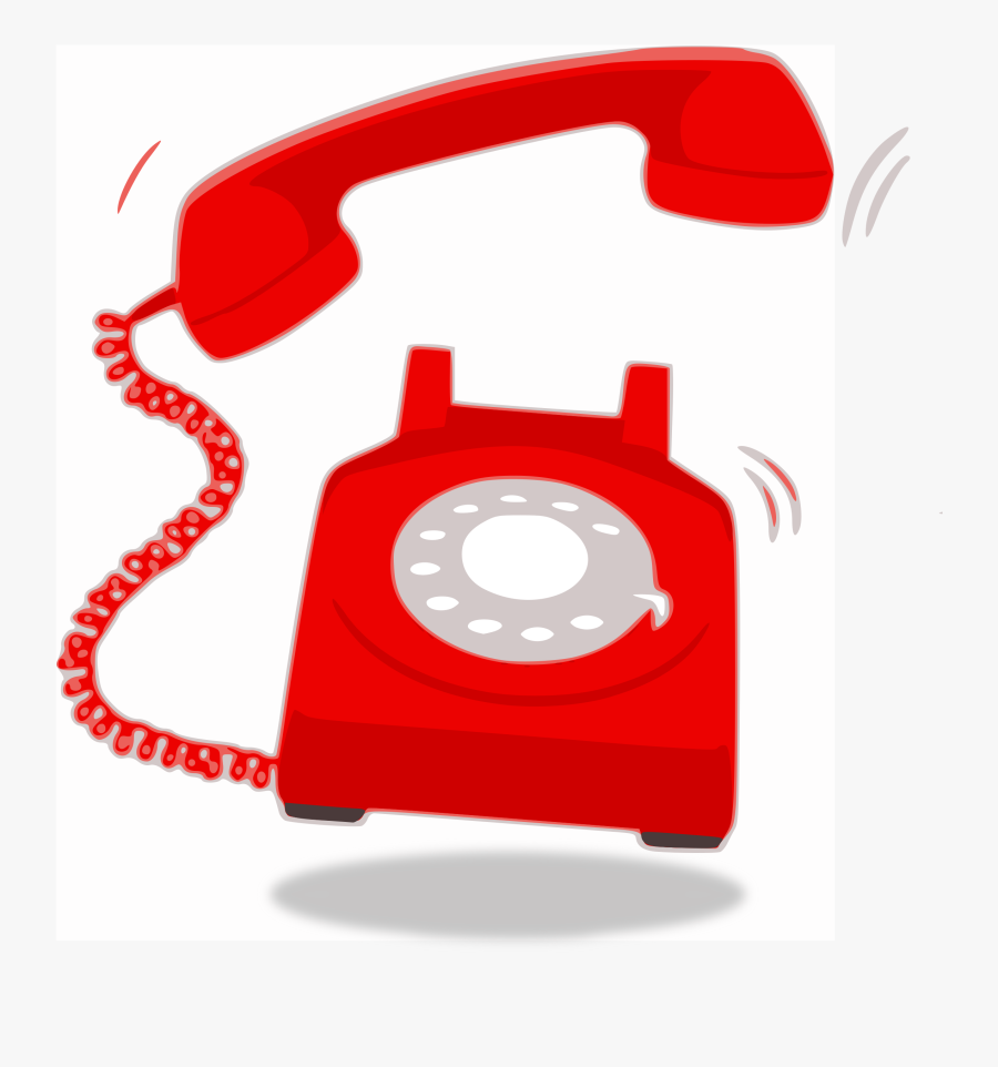 Ringing Telephone, Transparent Clipart