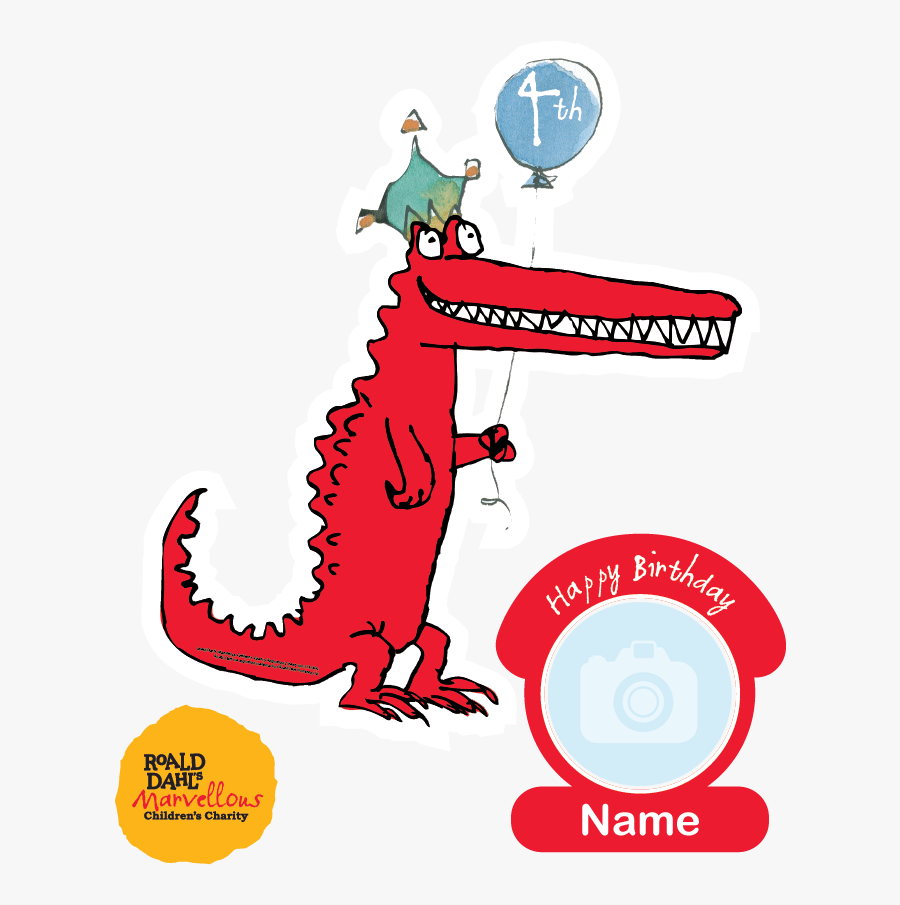 Roald Dahl"s Crocodile T-shirt - Roald Dahl's Marvellous Children's Charity, Transparent Clipart