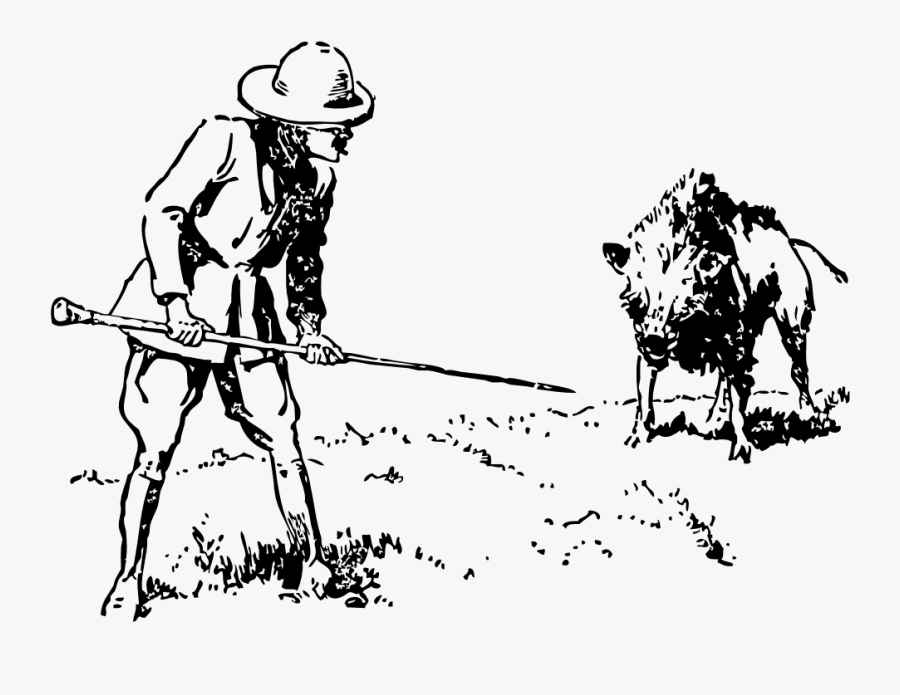 Hunting Boar - Lord Of The Flies Transparent, Transparent Clipart