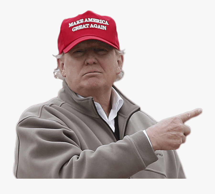 Donald Trump Make America Great Again - Trump With Hat Hd, Transparent Clipart