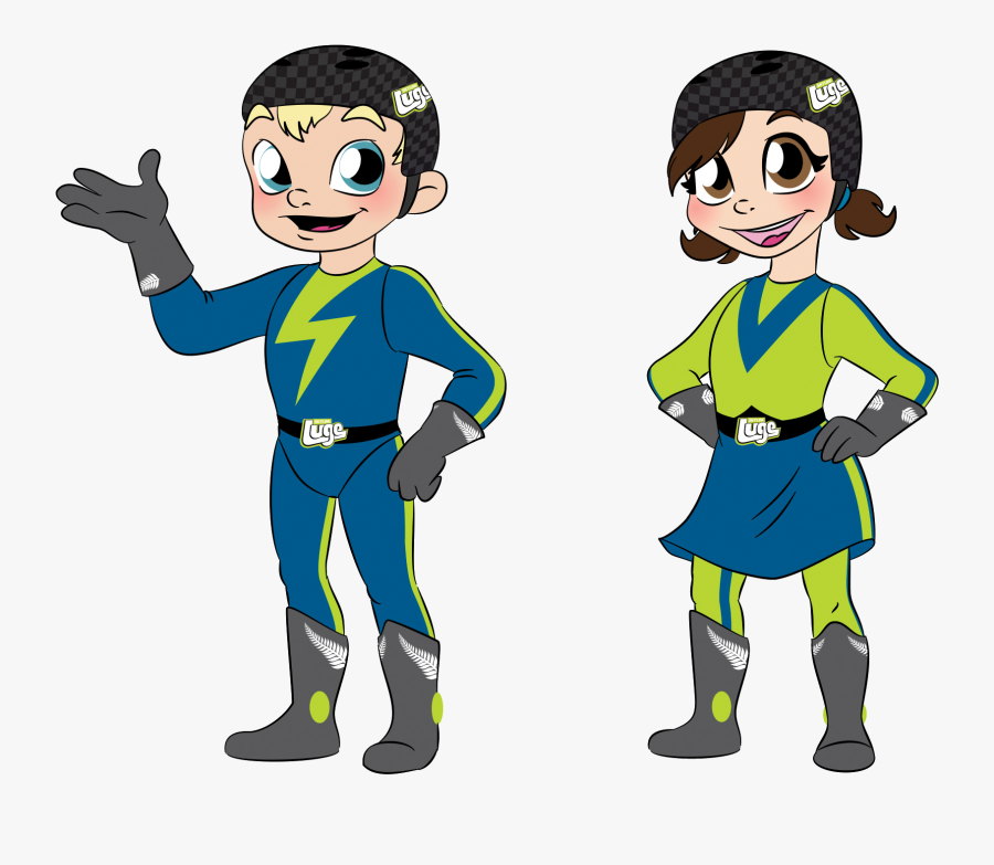 Scoot And Skylar Are Brother And Sister, Born And Bred - Skyline Luge Mascot, Transparent Clipart
