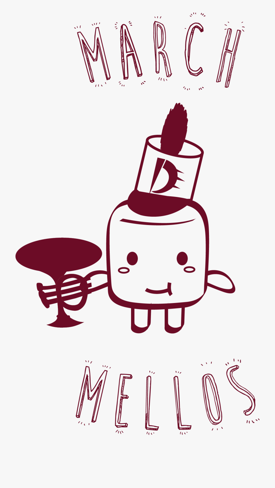 Mellophone Tshirt Red-01 - Mellophone Clipart, Transparent Clipart