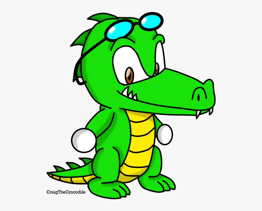 Clip Art Collection Of Free Drawing - Crocodile Chibi, Transparent Clipart