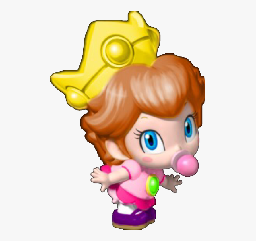 Baby Princess Toadstool - Princess Peach Mario Bebe, Transparent Clipart
