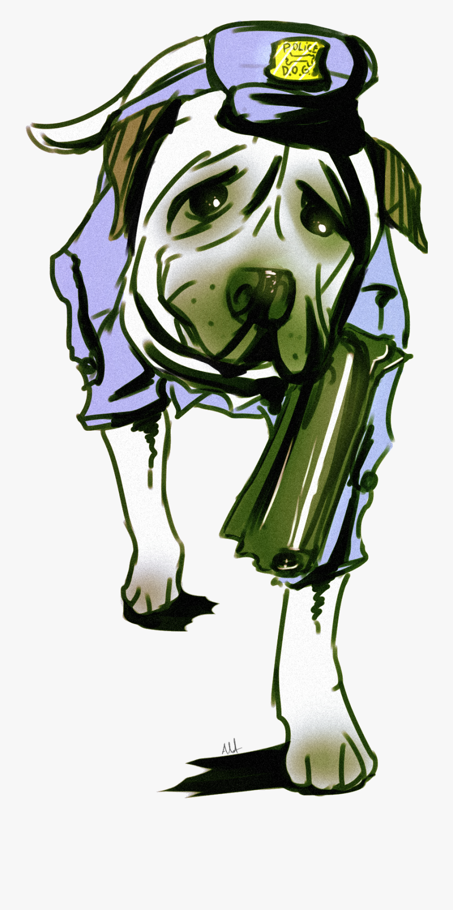 Old Guard Dog, Transparent Clipart