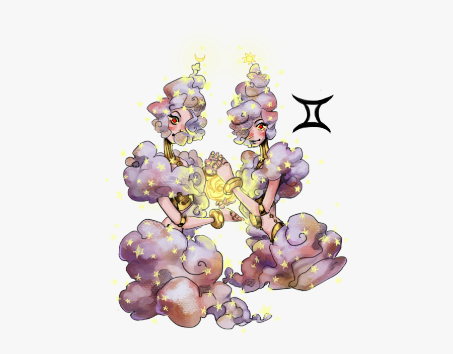 Gemini Clipart Transparent Tumblr - Cuphead Zodiac Signs, Transparent Clipart