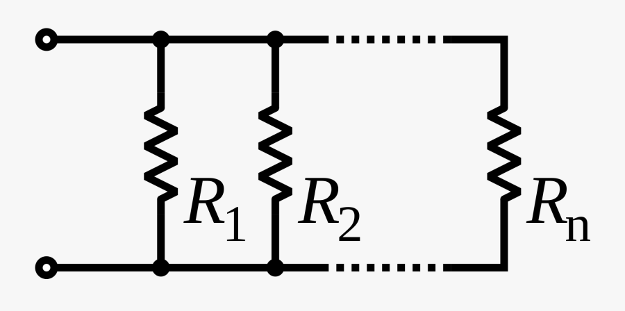 Components Of Fixed Resistor Andvariable Resistor - Resistors In Parallel Png, Transparent Clipart
