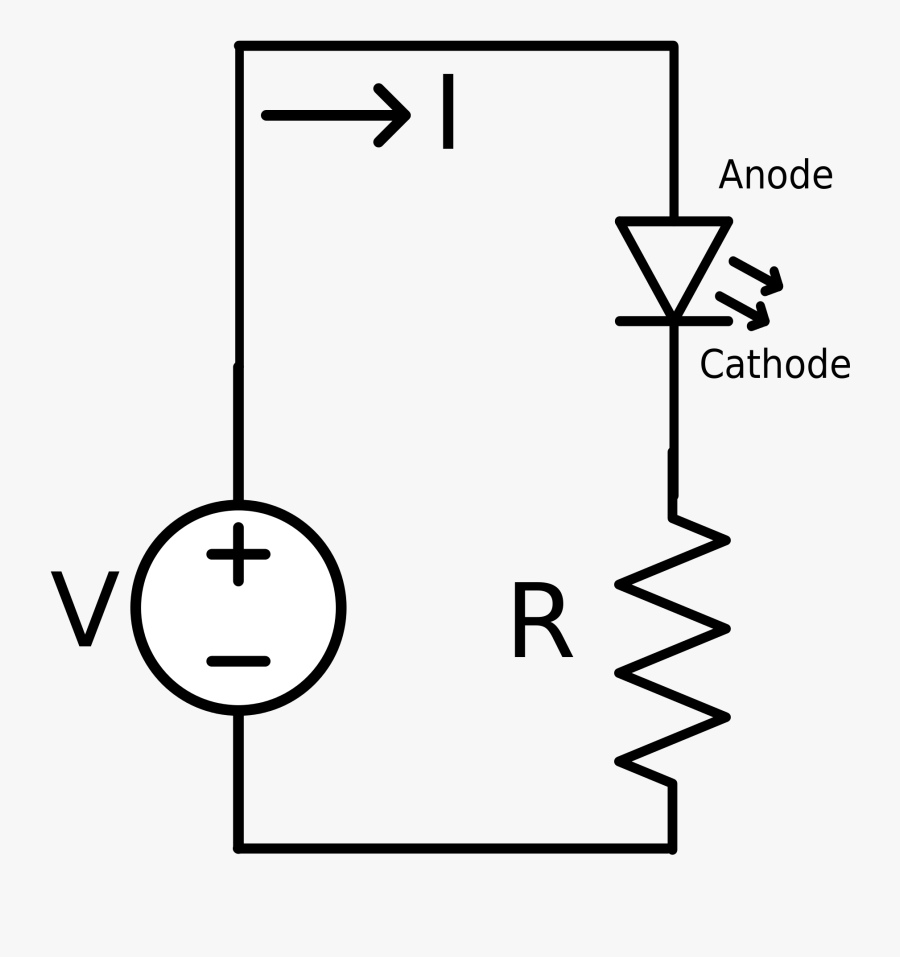 Circuit Diagram Of Led, Transparent Clipart