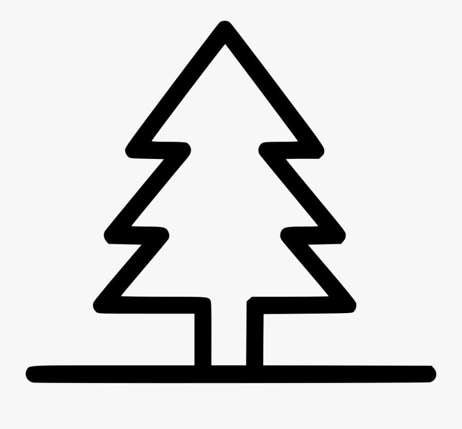 Transparent Mountain And Tree Clipart - Christmas Tree Icon Transparent Background, Transparent Clipart