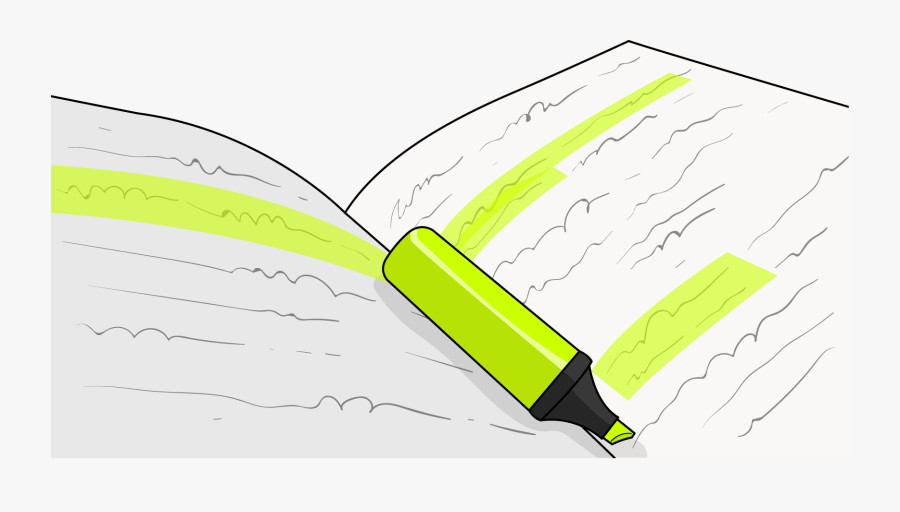 Highlighted Book Clip Art, Transparent Clipart