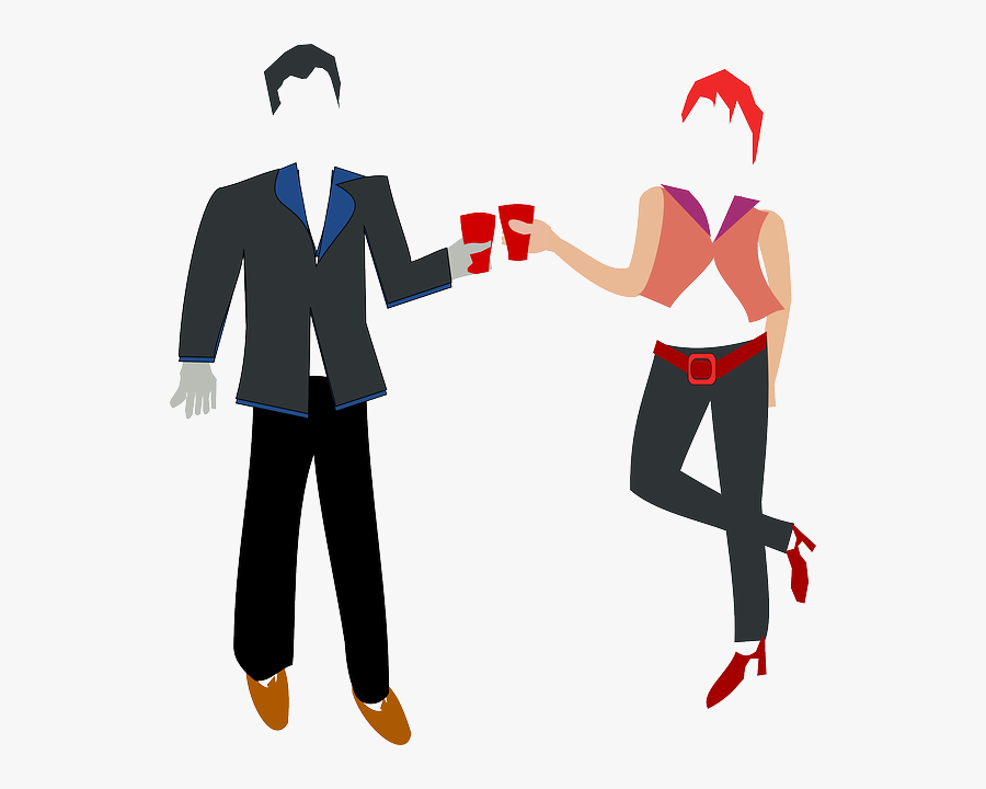 Coffee Man, Woman, Clothes, People, Couple, Drink, - People Drinking Coffee Clipart Png, Transparent Clipart