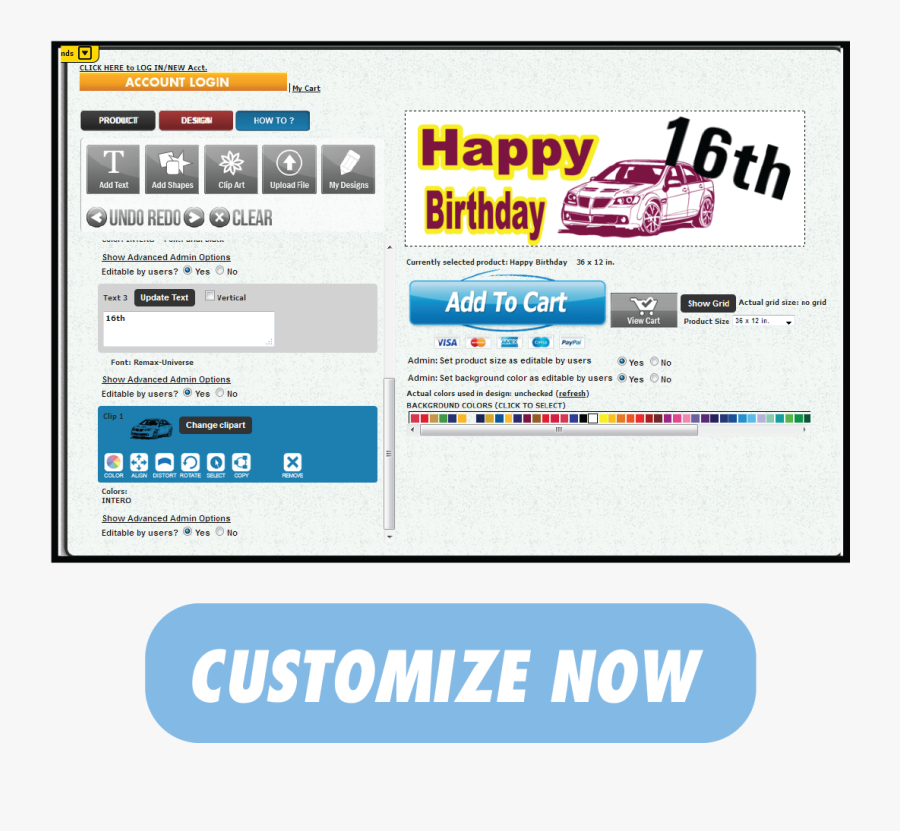 Happy 16th Birthday - Online Advertising, Transparent Clipart