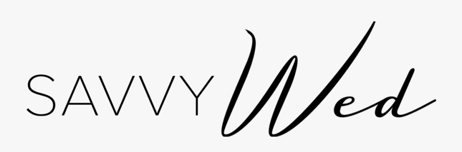 Savvy Wed Logo, Transparent Clipart
