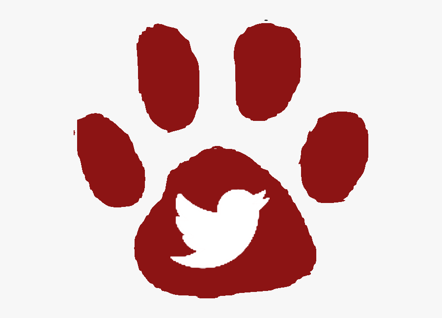 Lime Green Paw Print, Transparent Clipart