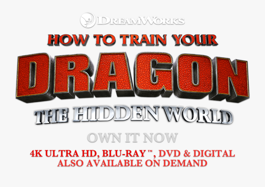 Train Your Dragon 3 Logo Png, Transparent Clipart