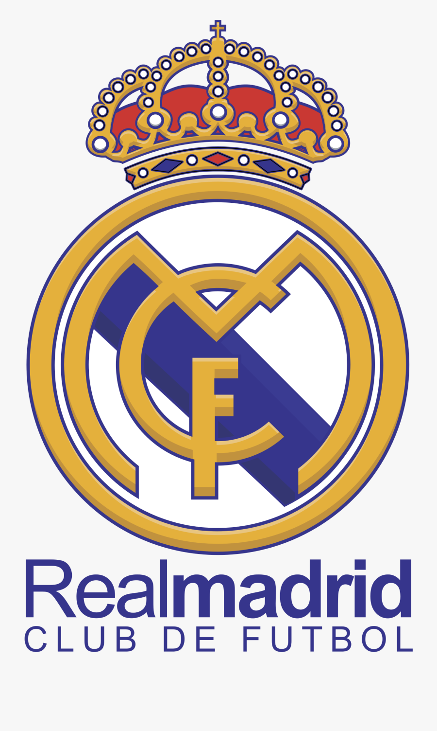Real Madrid Club De Futbol Png Logo Clipart Image - Real Madrid Club De Football, Transparent Clipart