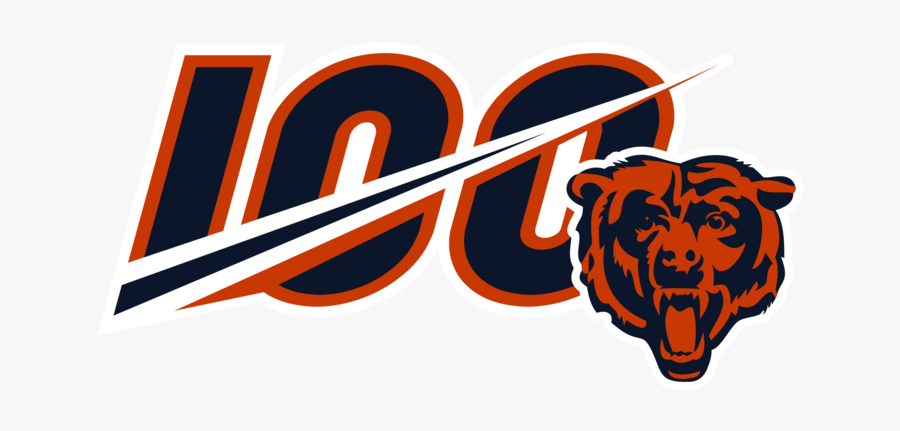 100 Anniversary - Chicago Bears 100 Years, Transparent Clipart