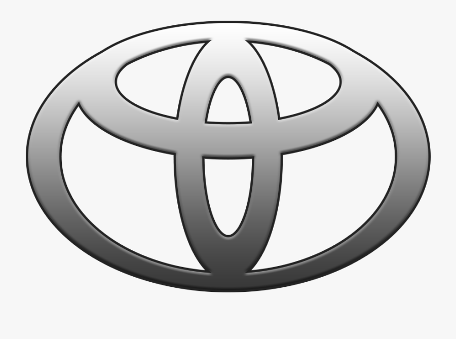 Toyota Logo Clipart Gray - Emblem, Transparent Clipart