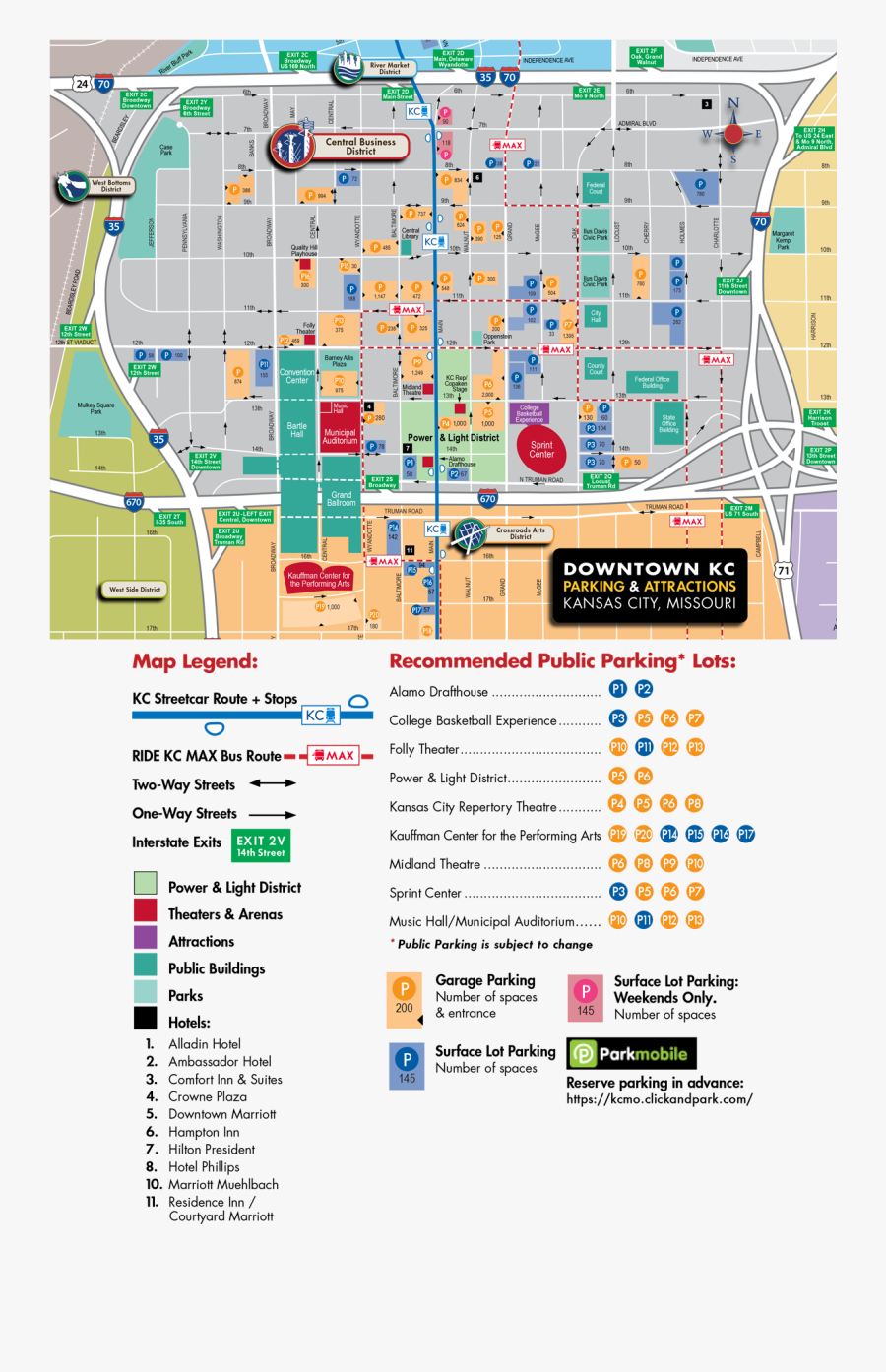 Kansas City Map Attractions, Transparent Clipart
