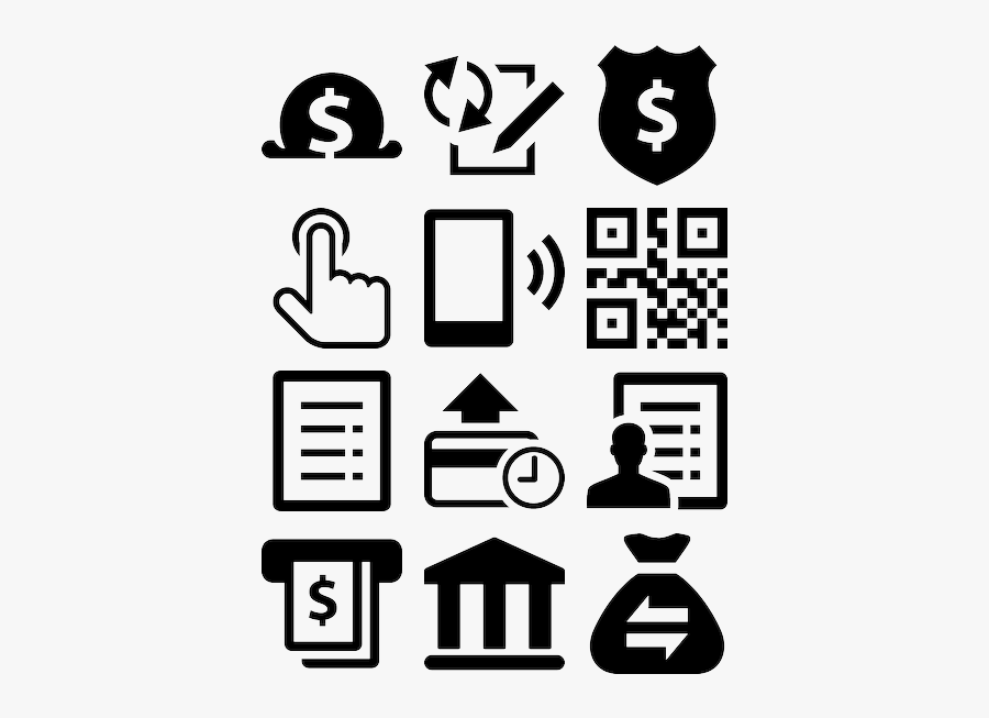 Clip Art Online Free Icon Search - Banking Icons Png, Transparent Clipart