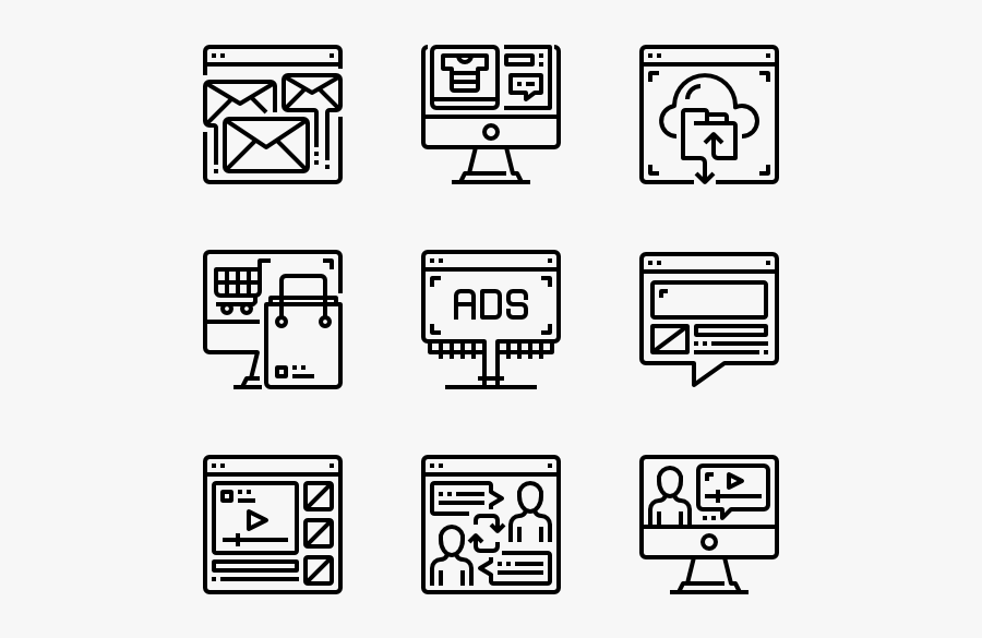 Clip Art Banking Icons - Png Resume Icons, Transparent Clipart