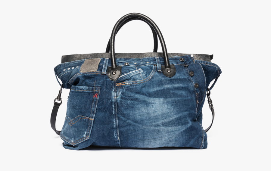 Clip Art Borsa In Pelle E - Borsa Jeans Replay, Transparent Clipart