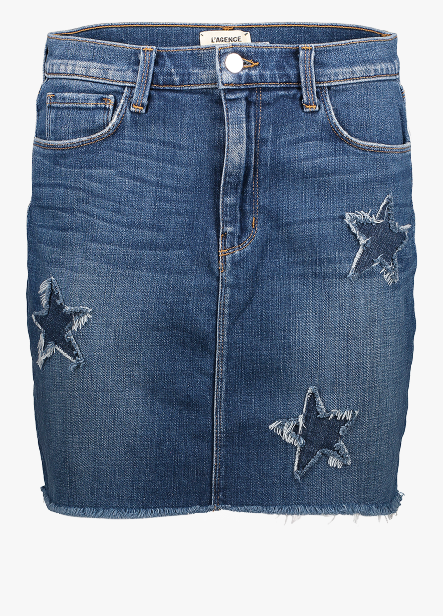 Hd Estrella Star Denim - Miniskirt, Transparent Clipart