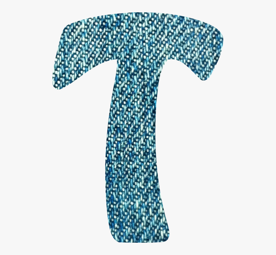 Blue,neck,sleeve - T Png Letter, Transparent Clipart