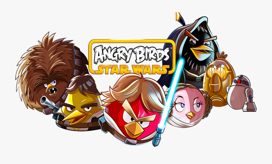 Angry Bird Star Wars - Bird Star Wars Angry Birds, Transparent Clipart