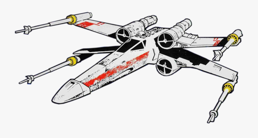 Aircraft Clipart Star Wars , Png Download - X Wing Fighter Clipart, Transparent Clipart