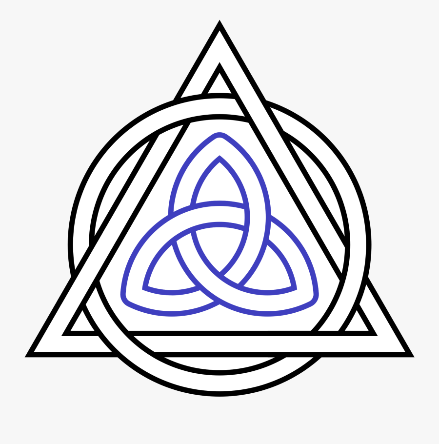 Transparent Triquetra Png - Holy Trinity Symbol, Transparent Clipart