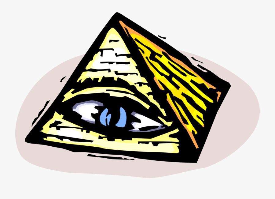 Vector Illustration Of Ancient Egyptian Pyramid With, Transparent Clipart
