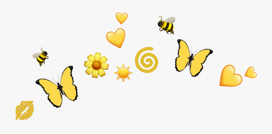 #emoji #emojibackground #photobooth #butterfly #emojiart, Transparent Clipart