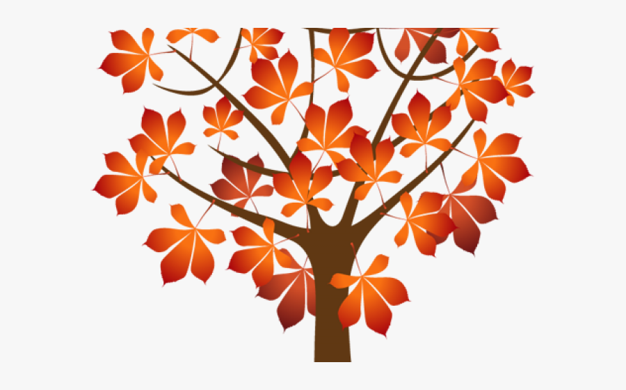 Autumn Tree Clipart, Transparent Clipart