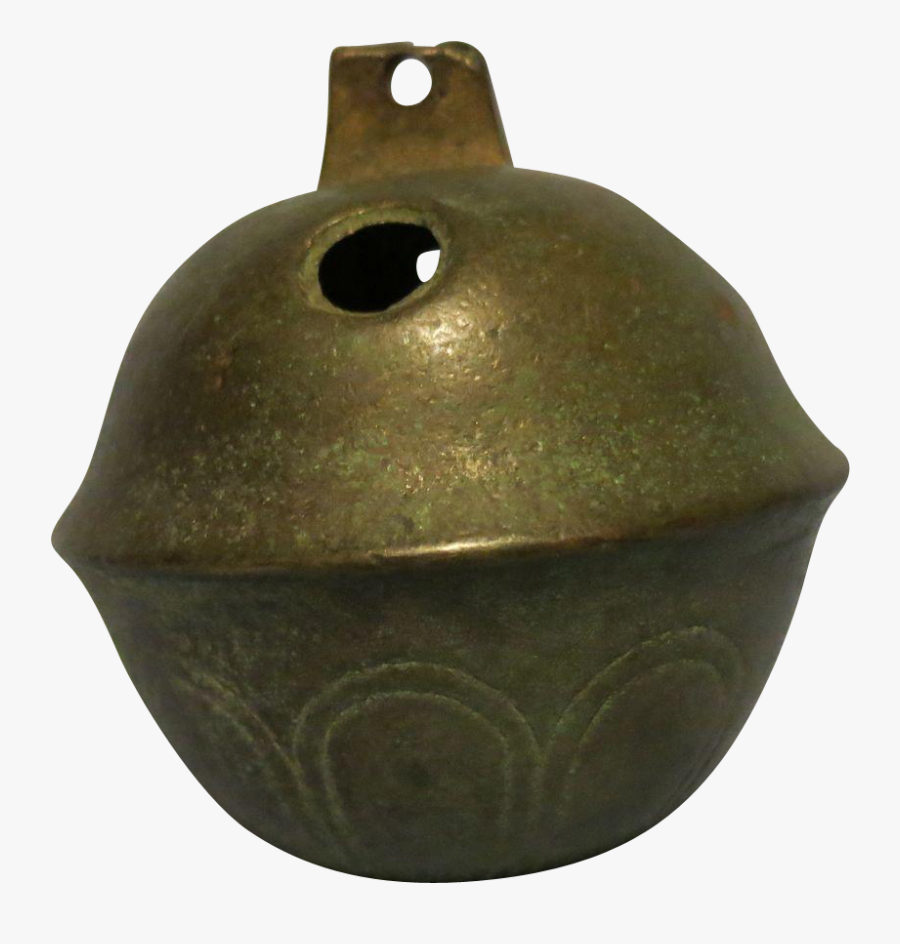 Clip Art Antique Sleigh Bells - Bronze Sculpture, Transparent Clipart