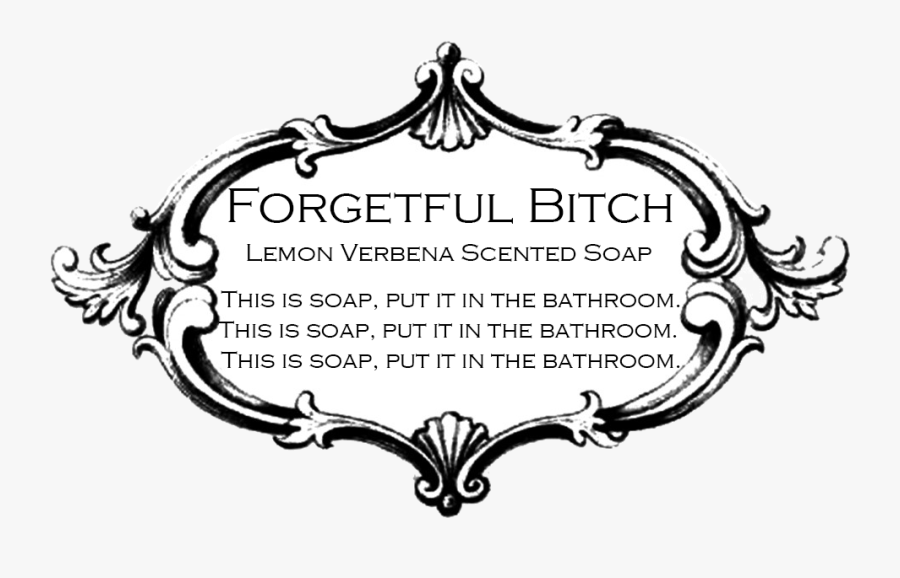 Transparent Bath Clipart Black And White - Fancy Frame Clipart, Transparent Clipart