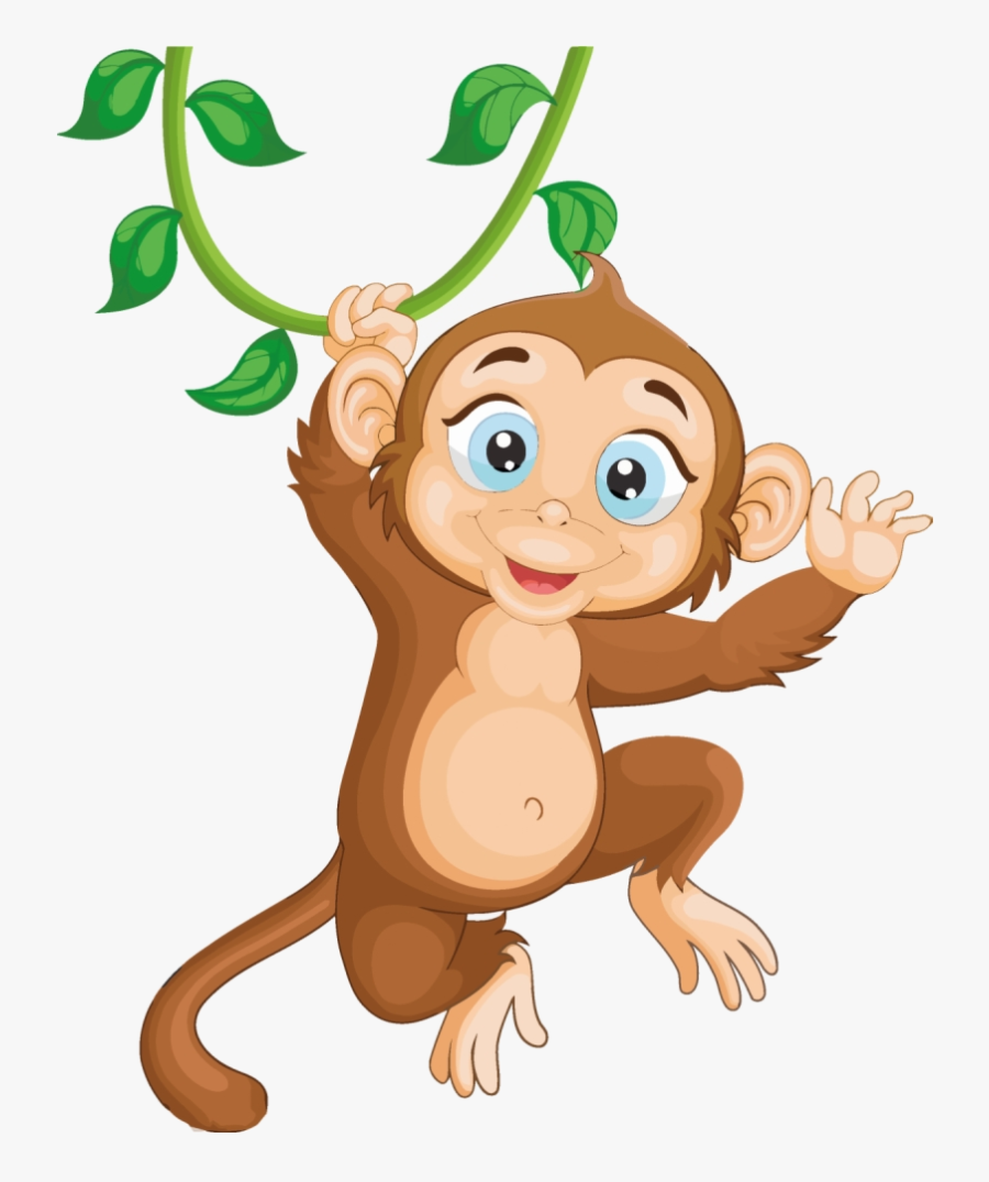 Monkey Mon Clipart Cartoon Transparent Png - Monkey Clipart Png, Transparent Clipart