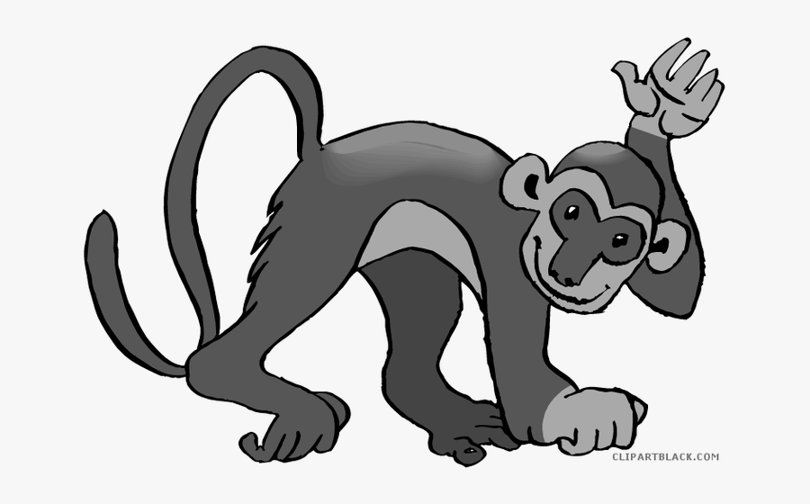 Spider Monkey Clipart Cheeky Monkey - Spider Monkey Clipart, Transparent Clipart