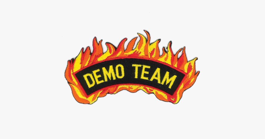 1294 Demo Team Patch 5"w - Emblem, Transparent Clipart