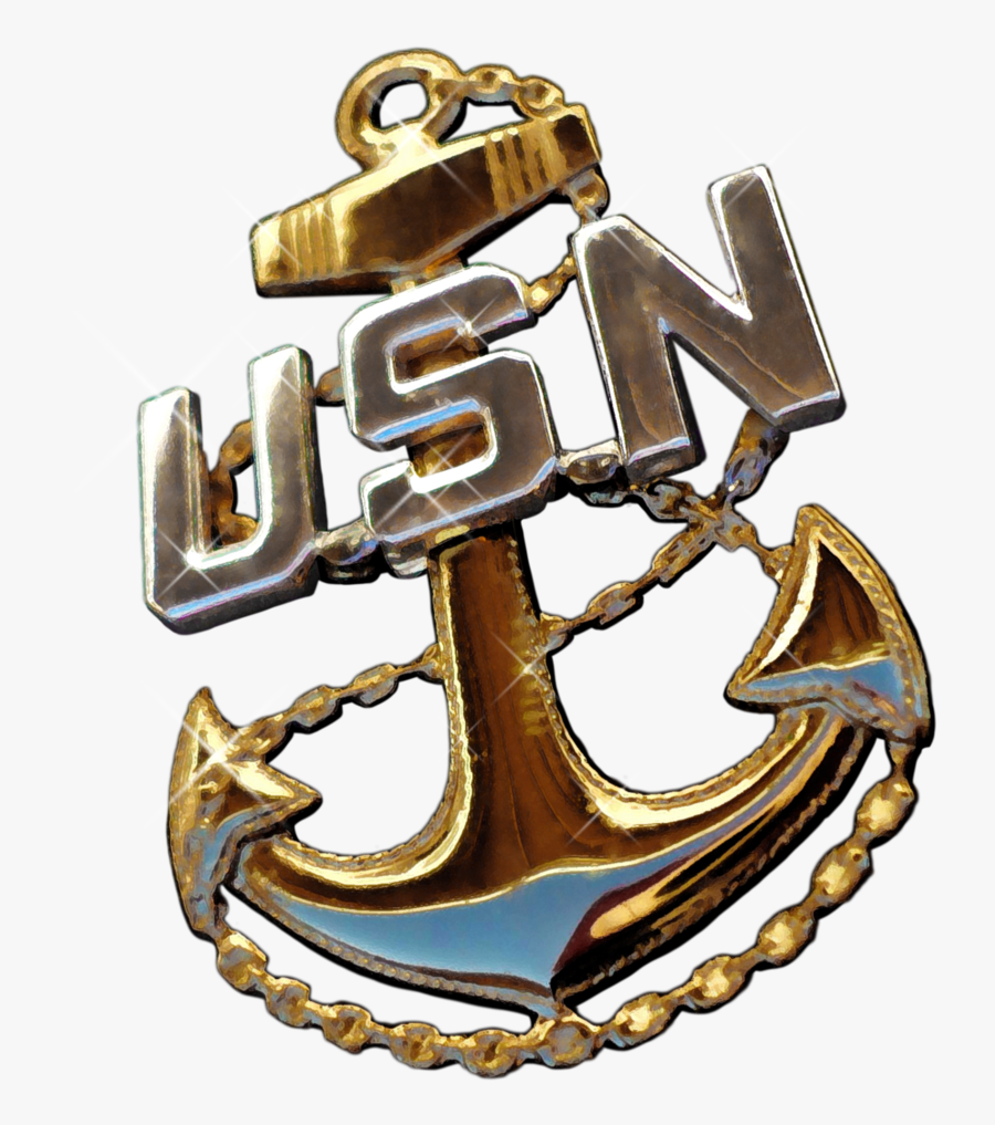 Navy Clipart Chief - Us Navy Cpo Anchor Png, Transparent Clipart